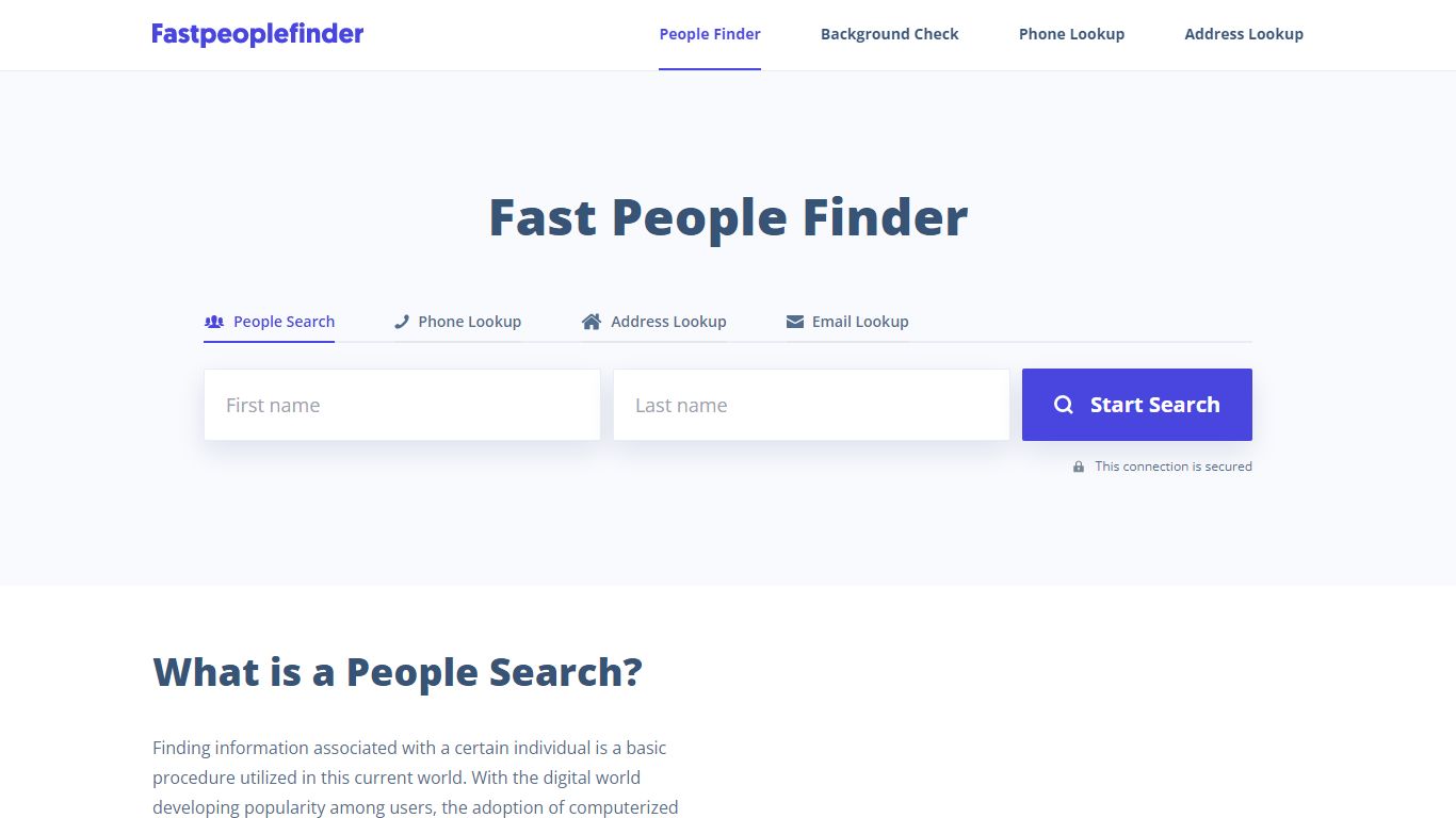 People Search - Find People Online | Fast People Finder